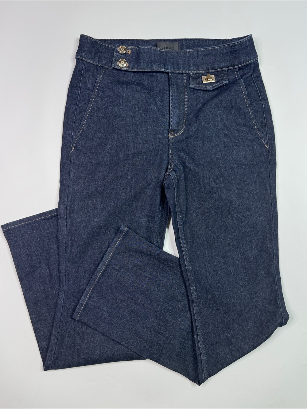 WHBM High Rise Boot Sculpt Dark Wash Jeans NWT Size 6S